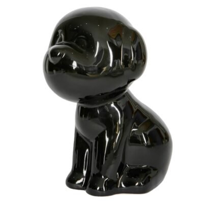 Puppy Urns for Ashes Poodle Black | Suitable for 0-33lbs