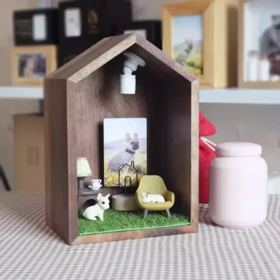 Pet Memorial Corner DIY Pet Urn Wooden Pet Urn